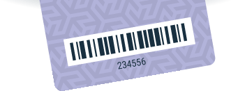 barcode on card