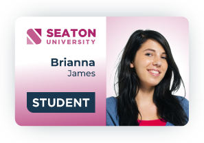 Student id card seaton university