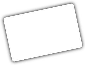 blank white card