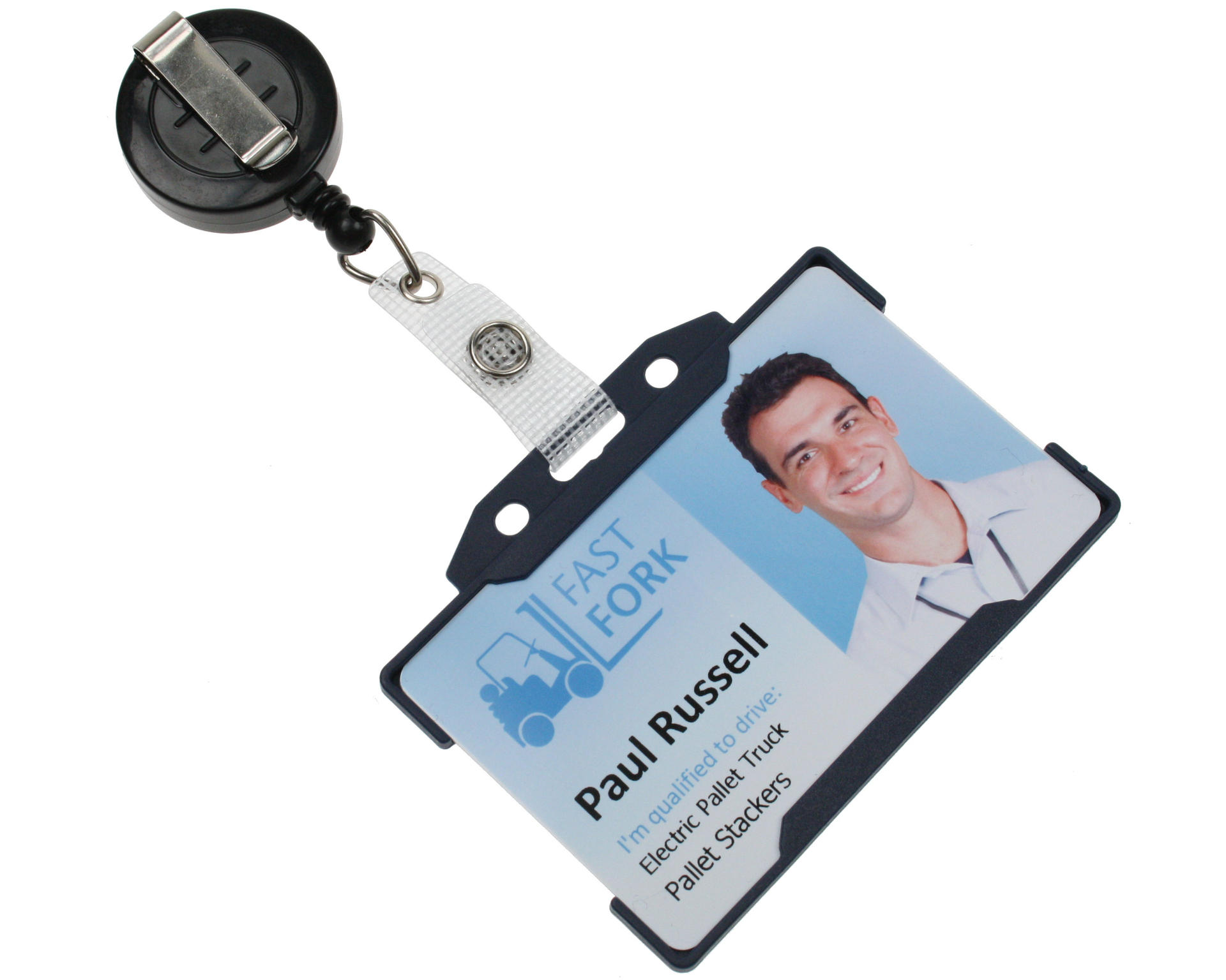 ID Badge Reels with Strap Clip