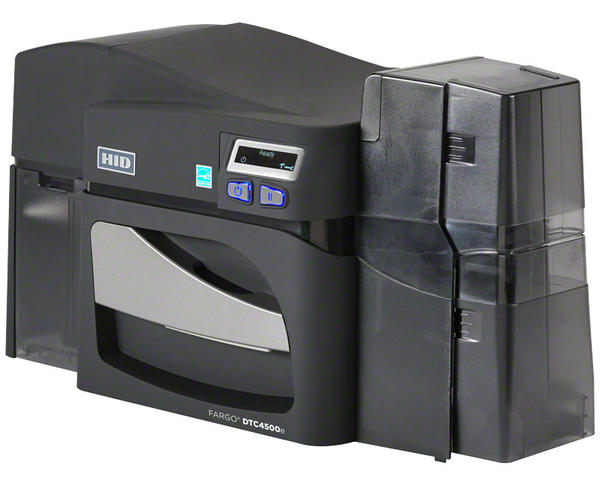 Fargo DTC4500e ID Card Printer with OMNIKEY 5127 Contactless Encoder (Dual-Sided)