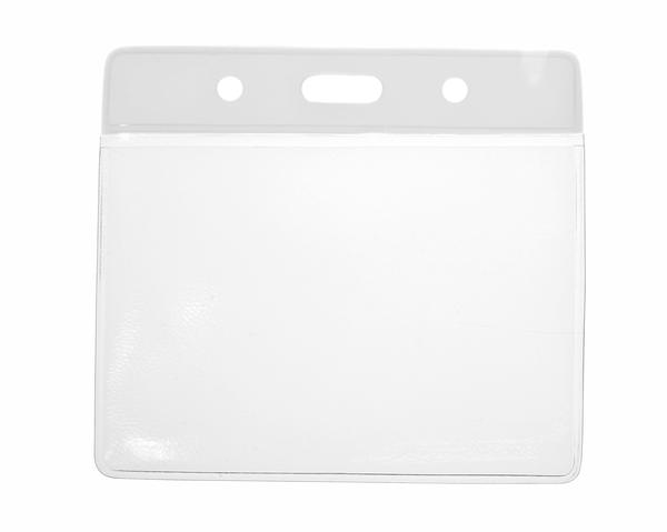 White Top Vinyl Card Holders - 91x65mm (Pack of 100)