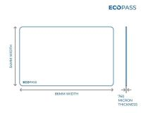 EcoPass 692-448 Proximity Cards with Magnetic Strip and Signature Panel (Pack of 10)