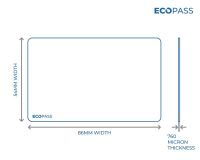 EcoPass Blank White 692-500 Proximity Cards (Pack of 10)