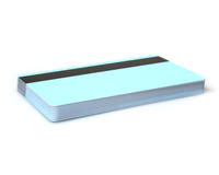 Light Blue Plastic Cards With Hi-Co Magnetic Stripe (Pack of 100)