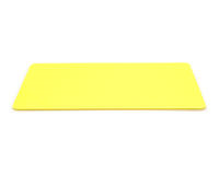 Yellow Plastic Cards - 760 Micron (Pack of 100)