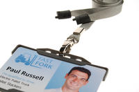 Recycled Plain Grey Lanyards with Metal Lobster Clip (Pack of 100)