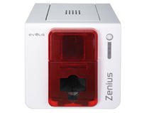 Evolis Zenius Classic Fire Red ID Card Printer (Single-Sided)